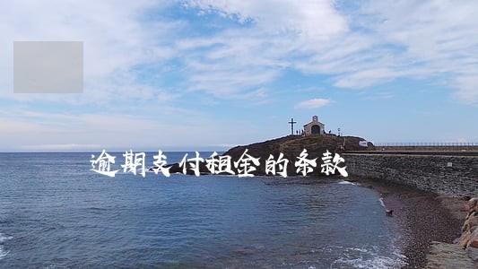 逾期支付租金的条款