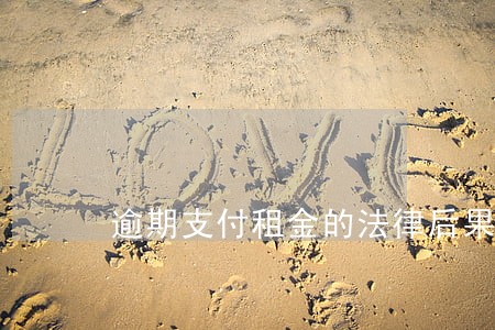 逾期支付租金的法律后果 逾期支付租金的法律后果