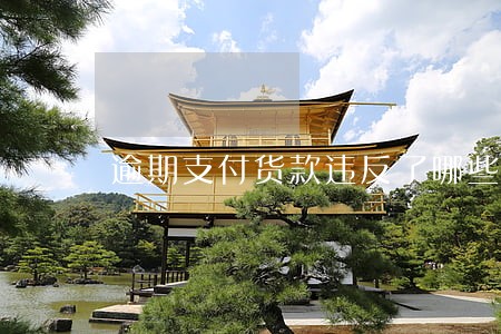 逾期支付货款违反了哪些法律规定 逾期支付货款违反了哪些法律规定