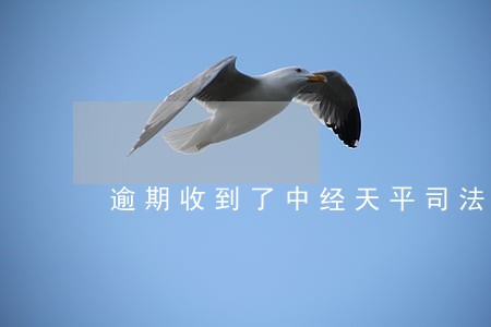 逾期收到了中经天平司法鉴定短信