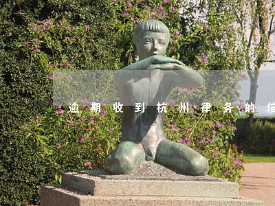 逾期收到杭州律务的信息 逾期收到杭州律务的信息
