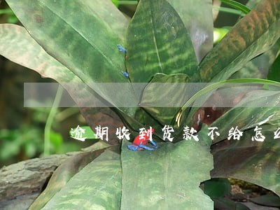 逾期收到货款不给怎么办 逾期收到货款不给怎么办