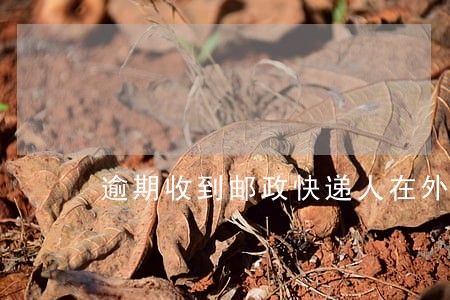 逾期收到邮政快递人在外地怎么办 逾期收到邮政快递人在外地怎么办