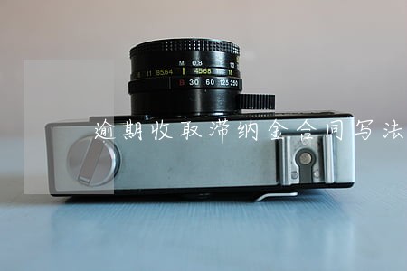 逾期收取滞纳金合同写法 逾期收取滞纳金合同写法
