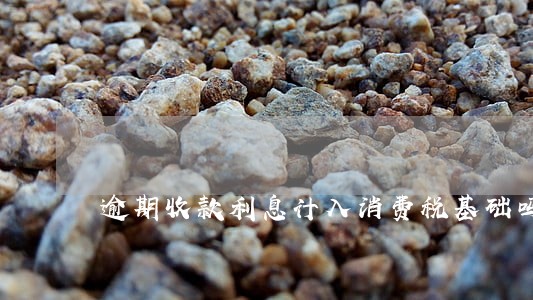 逾期收款利息计入消费税基础吗 逾期收款利息计入消费税基础吗
