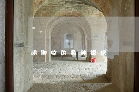 逾期收的各种短信 逾期收的各种短信