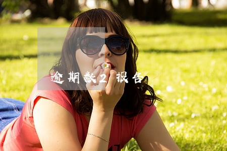 逾期数2报告 逾期数2报告