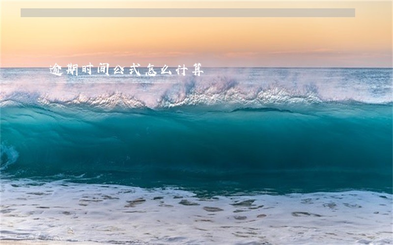 逾期时间公式怎么计算