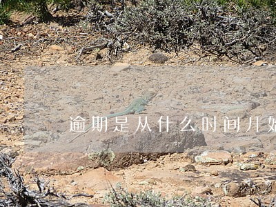 逾期是从什么时间开始算 逾期是从什么时间开始算