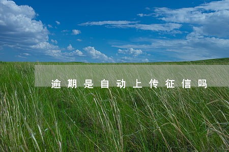 逾期是自动上传征信吗 逾期是自动上传征信吗