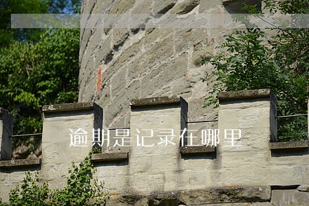 逾期是记录在哪里 逾期是记录在哪里