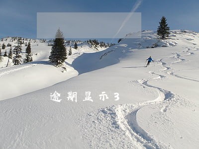 逾期显示3 逾期显示3