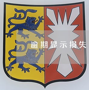 逾期显示损失 逾期显示损失