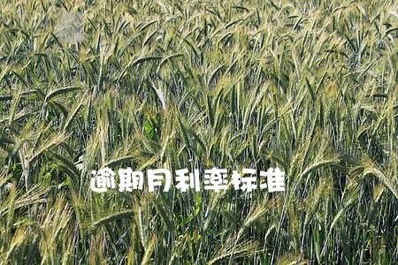 逾期月利率标准 逾期月利率标准