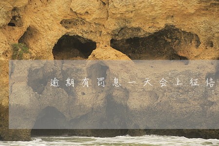 逾期有罚息一天会上征信吗 逾期有罚息一天会上征信吗