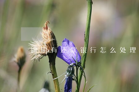 逾期有还款银行怎么处理