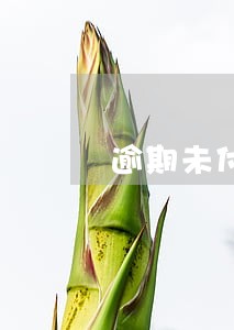 逾期未付款定义 逾期未付款定义