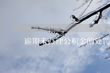 逾期未办理公积金的处罚 逾期未办理公积金的处罚
