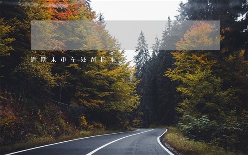 逾期未审车处罚标准