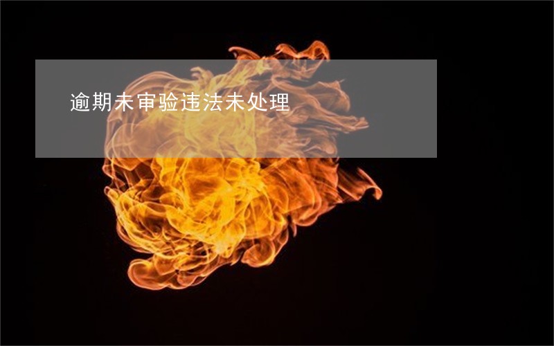 逾期未审验违法未处理 逾期未审验违法未处理
