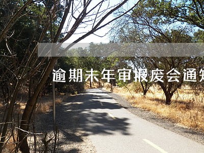 逾期未年审报废会通知吧 逾期未年审报废会通知吧