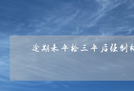 逾期未年检三年后强制报废 逾期未年检三年后强制报废