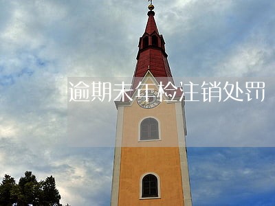 逾期未年检注销处罚 逾期未年检注销处罚