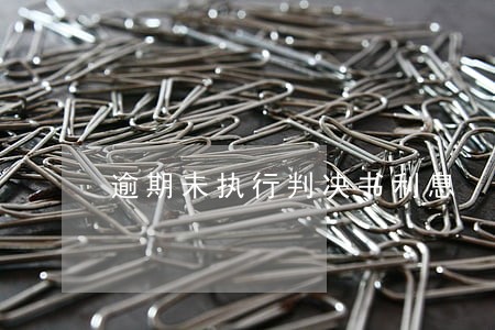 逾期未执行判决书利息