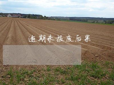 逾期未报废后果 逾期未报废后果