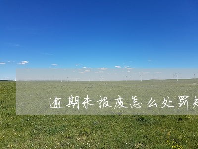 逾期未报废怎么处罚规定 逾期未报废怎么处罚规定