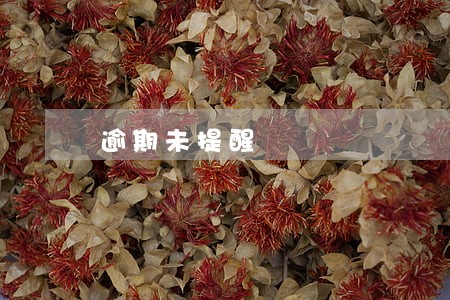 逾期未提醒