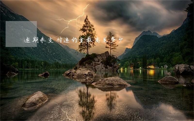 逾期未支付违约金最高是多少 逾期未支付违约金最高是多少