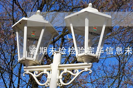 逾期未检检验完毕信息未更新 逾期未检检验完毕信息未更新