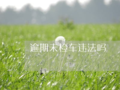 逾期未检车违法吗 逾期未检车违法吗