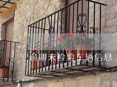 逾期未检验车辆信息 逾期未检验车辆信息