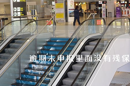 逾期未申报里面没有残保金 逾期未申报里面没有残保金