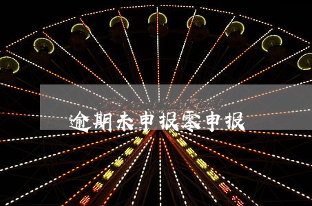 逾期未申报零申报 逾期未申报零申报