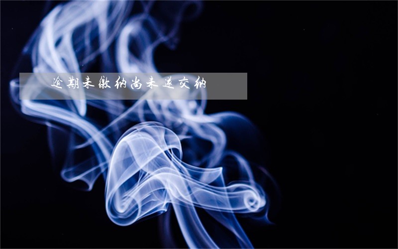 逾期未缴纳尚未遂交纳