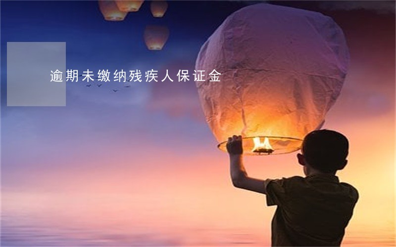 逾期未缴纳残疾人保证金 逾期未缴纳残疾人保证金