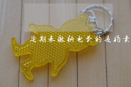 逾期未缴纳电费的违约责任条款 逾期未缴纳电费的违约责任条款