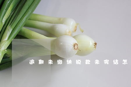 逾期未缴纳税款未完结怎么办 逾期未缴纳税款未完结怎么办