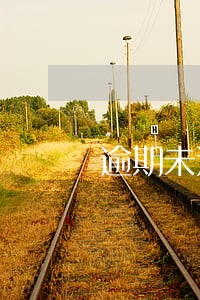 逾期未还立案 逾期未还立案