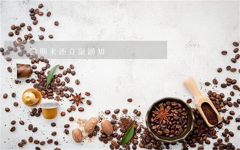 逾期未还立案通知 逾期未还立案通知