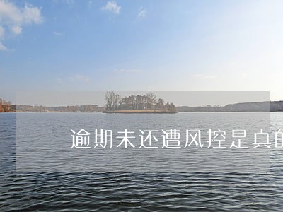 逾期未还遭风控是真的吗 逾期未还遭风控是真的吗