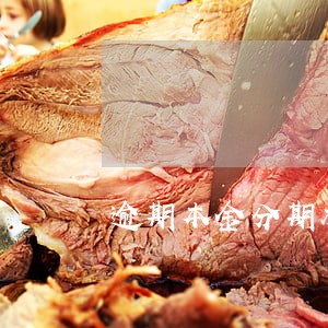 逾期本金分期相关政策 逾期本金分期相关政策