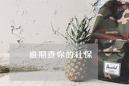 逾期查你的社保 逾期查你的社保