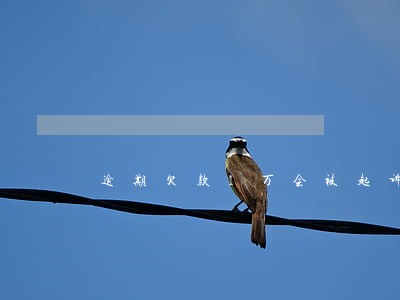 逾期欠款1万会被起诉吗 逾期欠款1万会被起诉吗