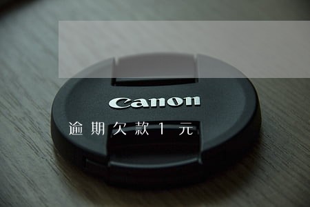 逾期欠款1元 逾期欠款1元