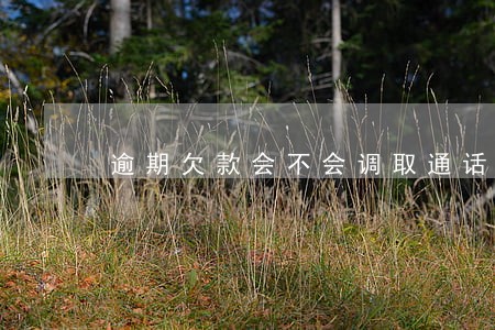 逾期欠款会不会调取通话记录 逾期欠款会不会调取通话记录