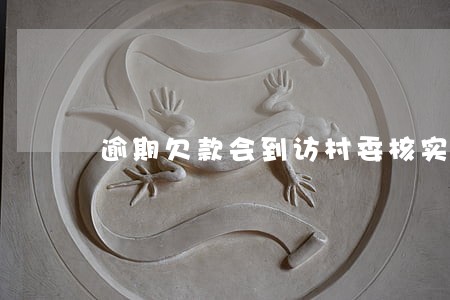 逾期欠款会到访村委核实吗 逾期欠款会到访村委核实吗